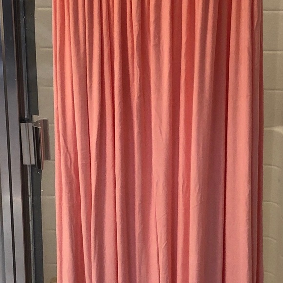 Maternity long pink dress Kiara Gown - Picture 7 of 8